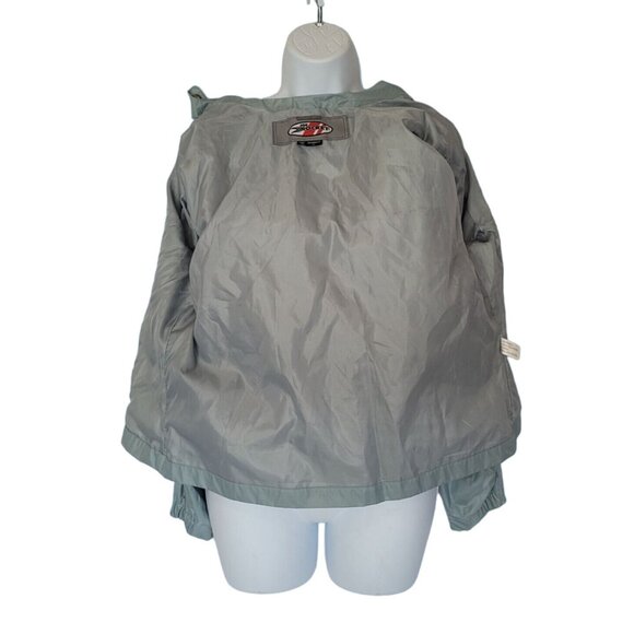 Joe Rocket Motorcycle Jacket Womens L Green Full Zip Coat Soft Shell Zippers Pol - Picture 5 of 8
